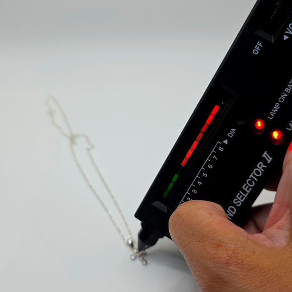 Dainty Moissanite S925 Solid Silver Cross Pendant Necklace - Picture 7 of 8